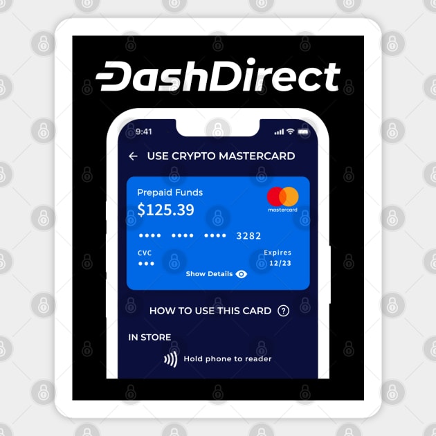 Spend Dash anywhere using the DashDirect Crypto Mastercard Magnet by dash